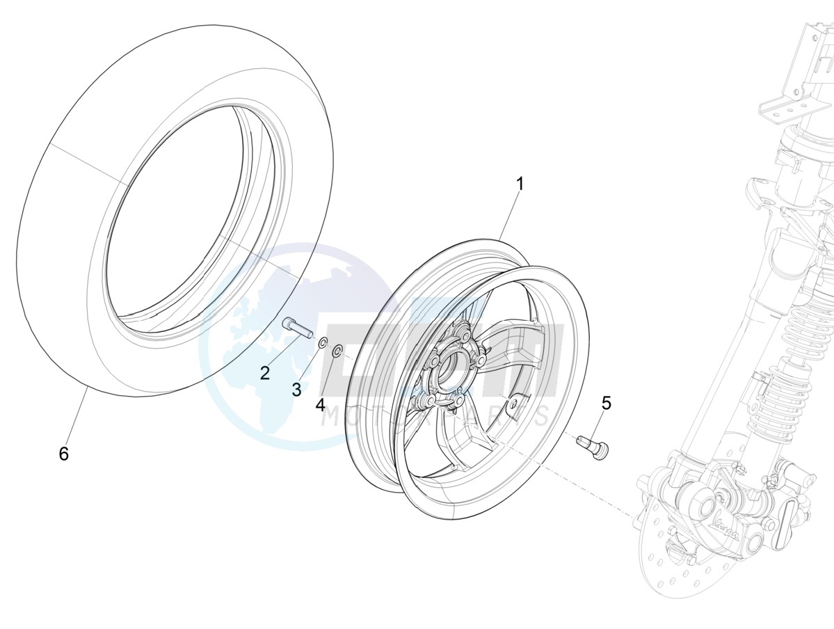 Front wheel image