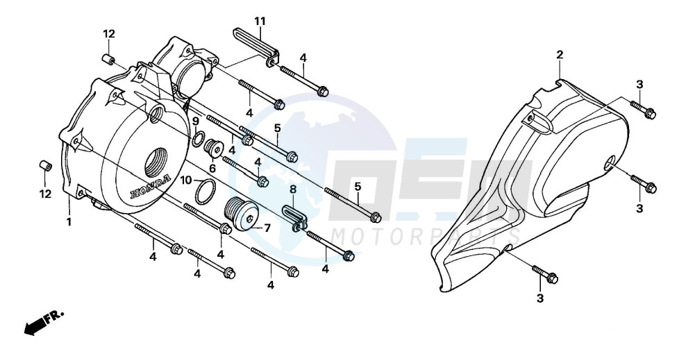 LEFT CRANKCASE COVER image