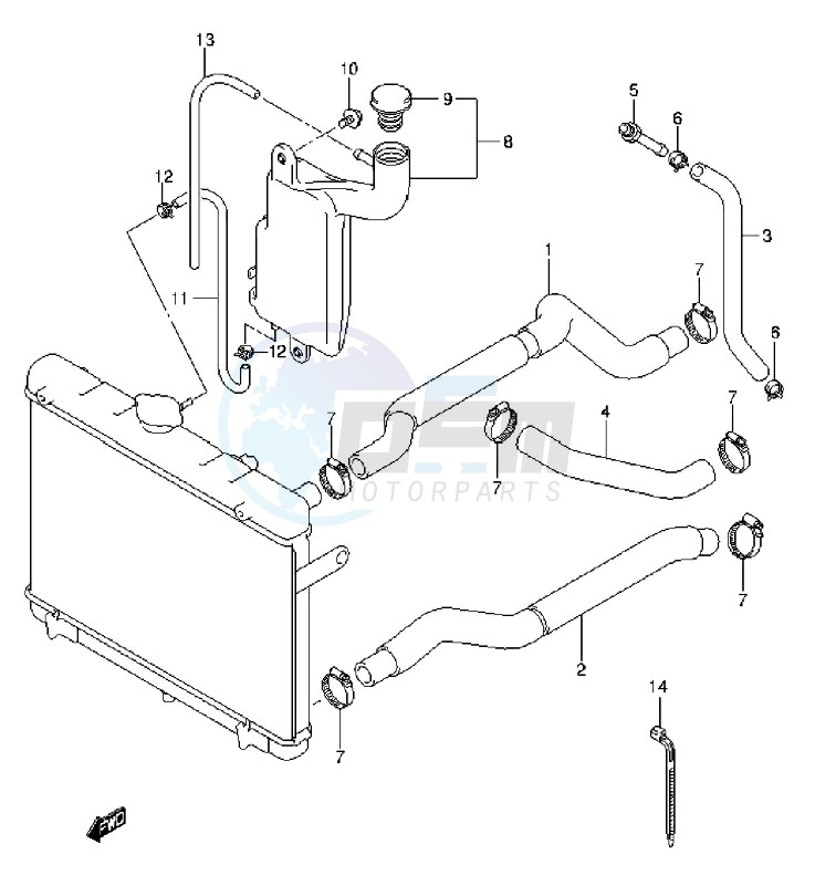 RADIATOR HOSE image