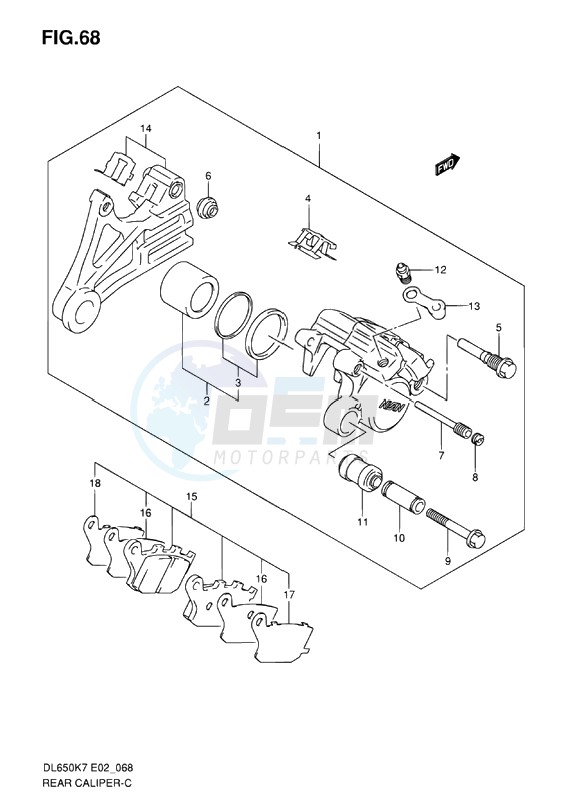 REAR CALIPER image