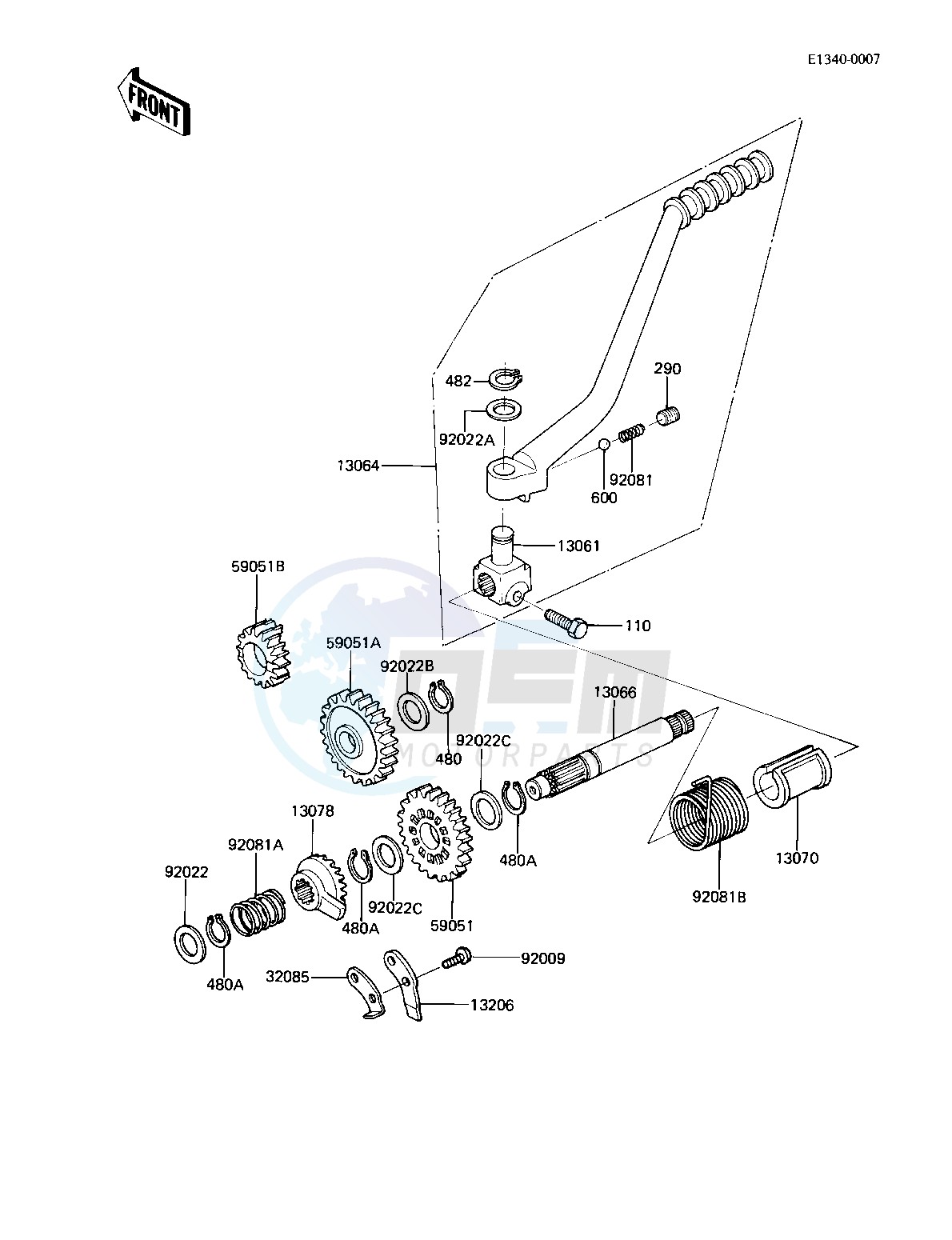 KICKSTARTER MECHANISM image