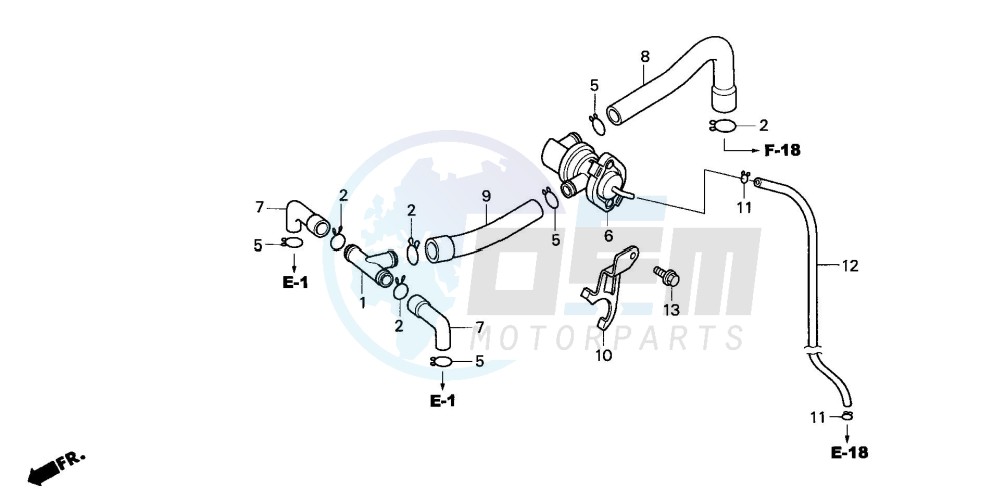 AIR INJECTION CONTROL VALVE blueprint