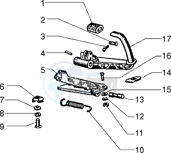 Brake pedal blueprint