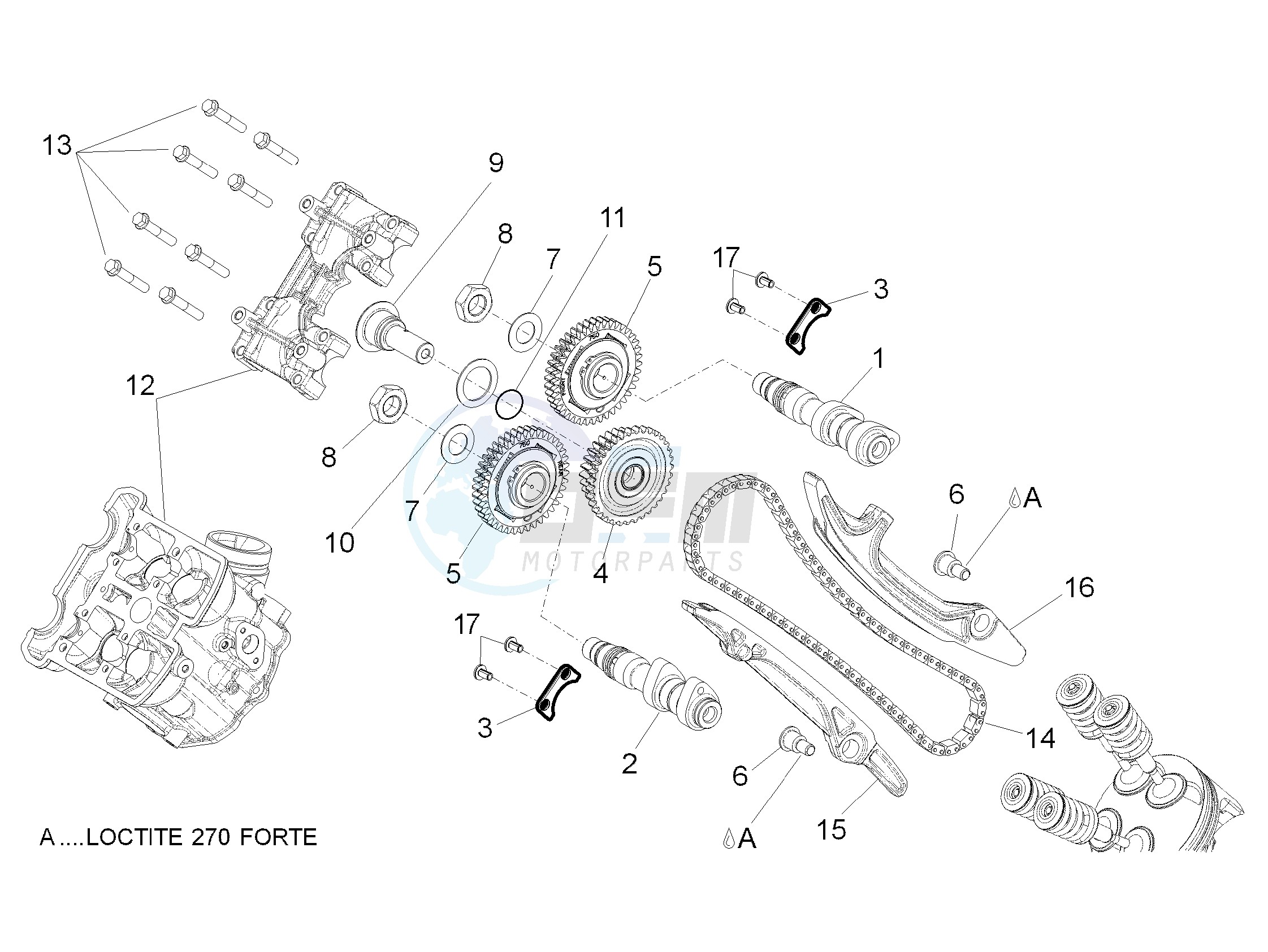 Front cylinder timing system image