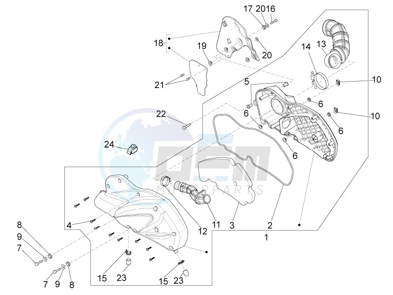 Air filter blueprint