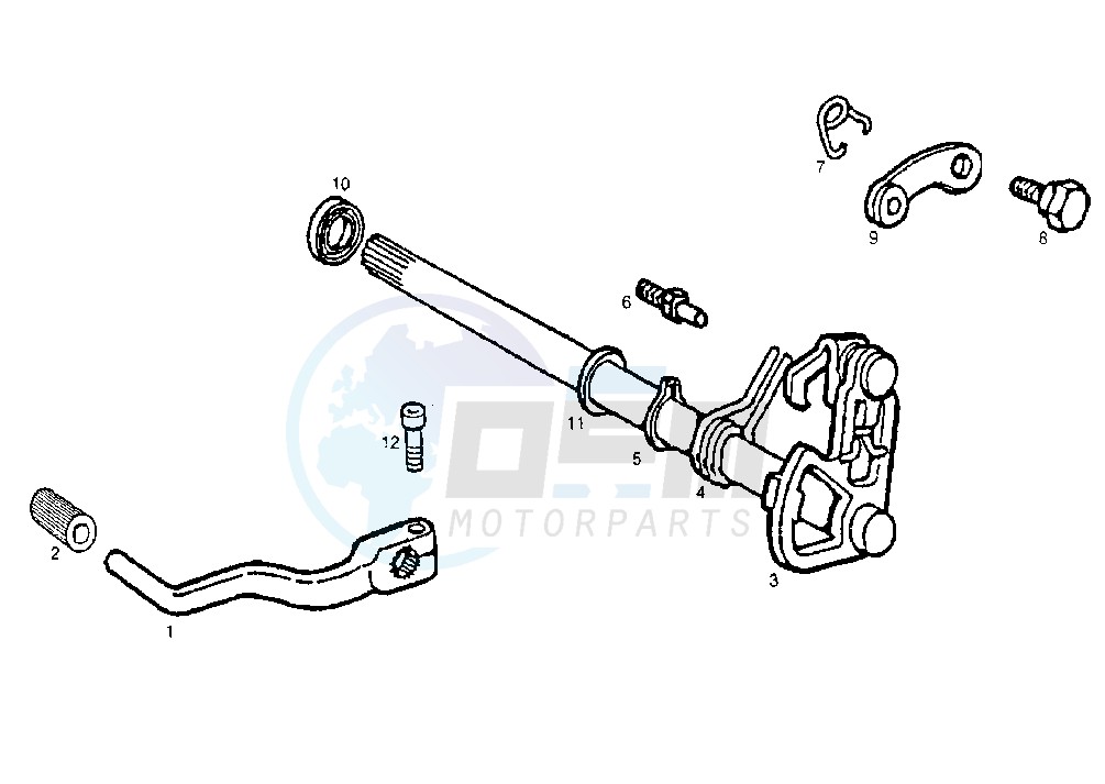 GEAR CHANGE MECHANISM image