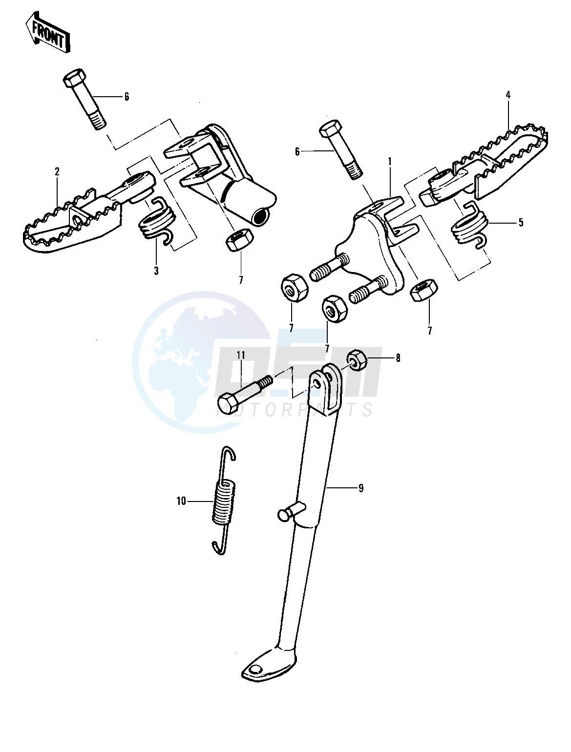 FOOTRESTS_STAND blueprint