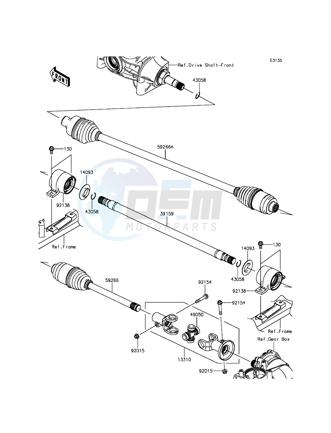 Drive Shaft-Propeller blueprint