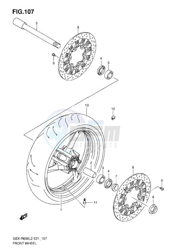 FRONT WHEEL L2 image