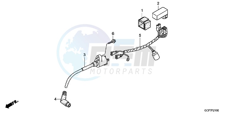 WIRE HARNESS/IGNITION COIL blueprint