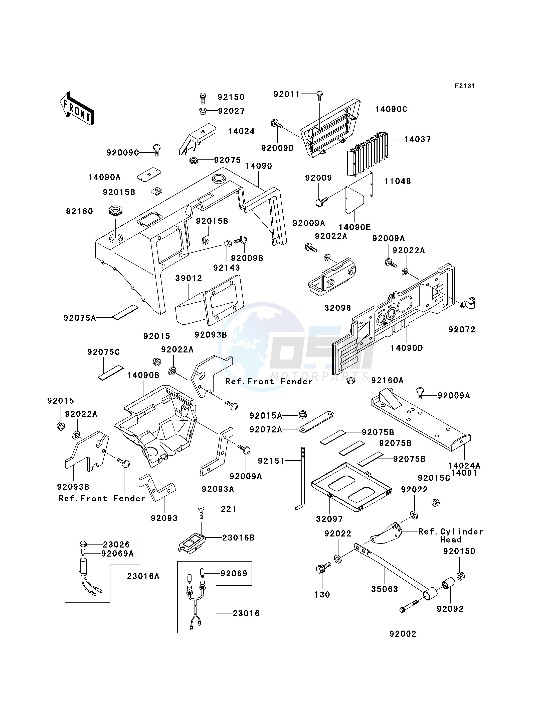 FRAME FITTINGS -- COVER- - image