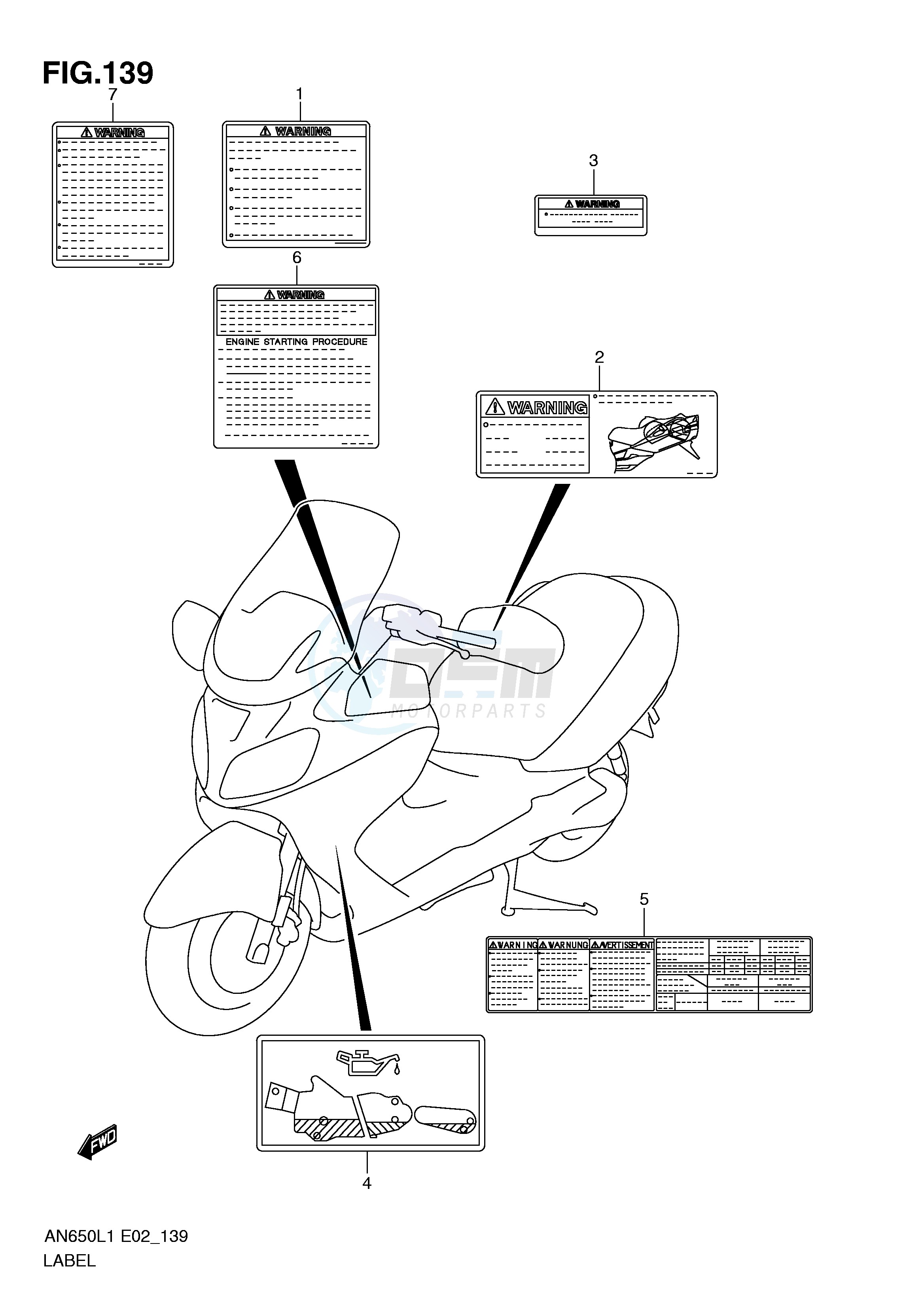 LABEL (AN650L1 E19) blueprint
