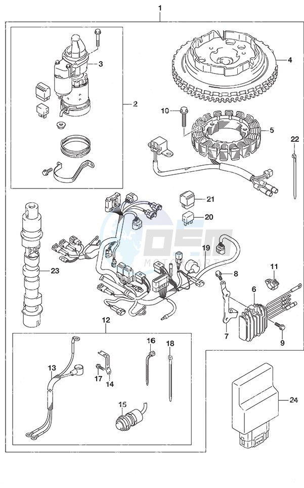 Starting Motor Manual Starter image