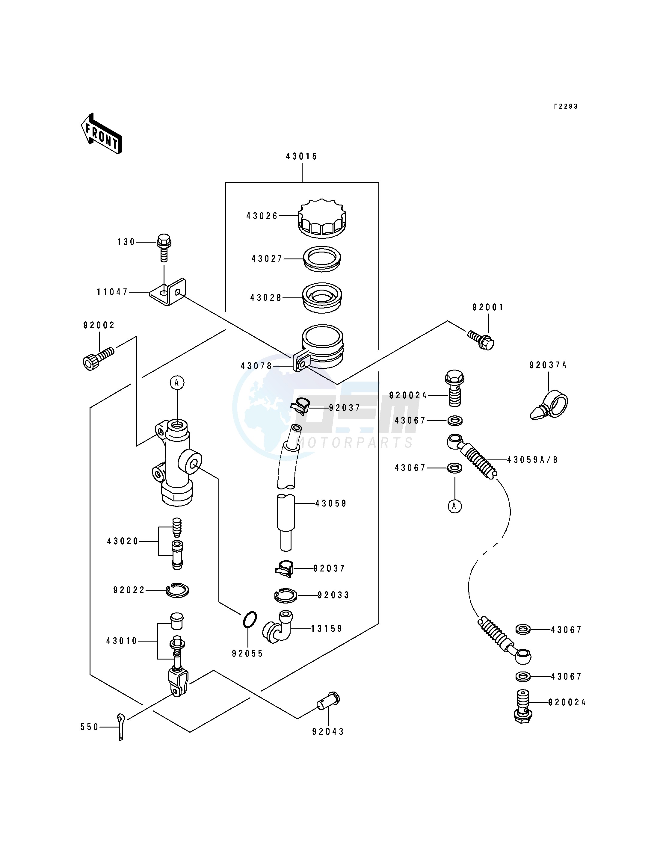 REAR MASTER CYLINDER image