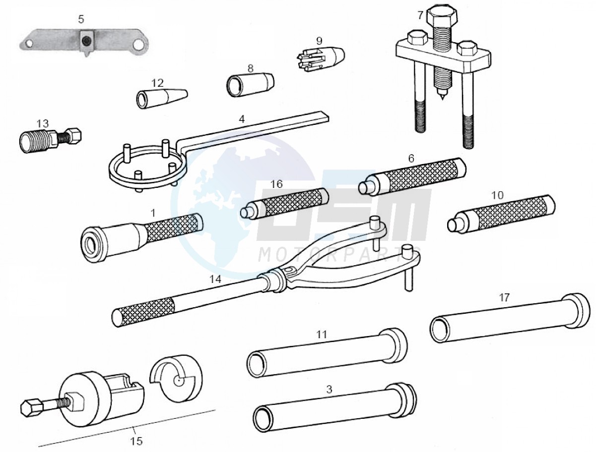 Special tools (Positions) image