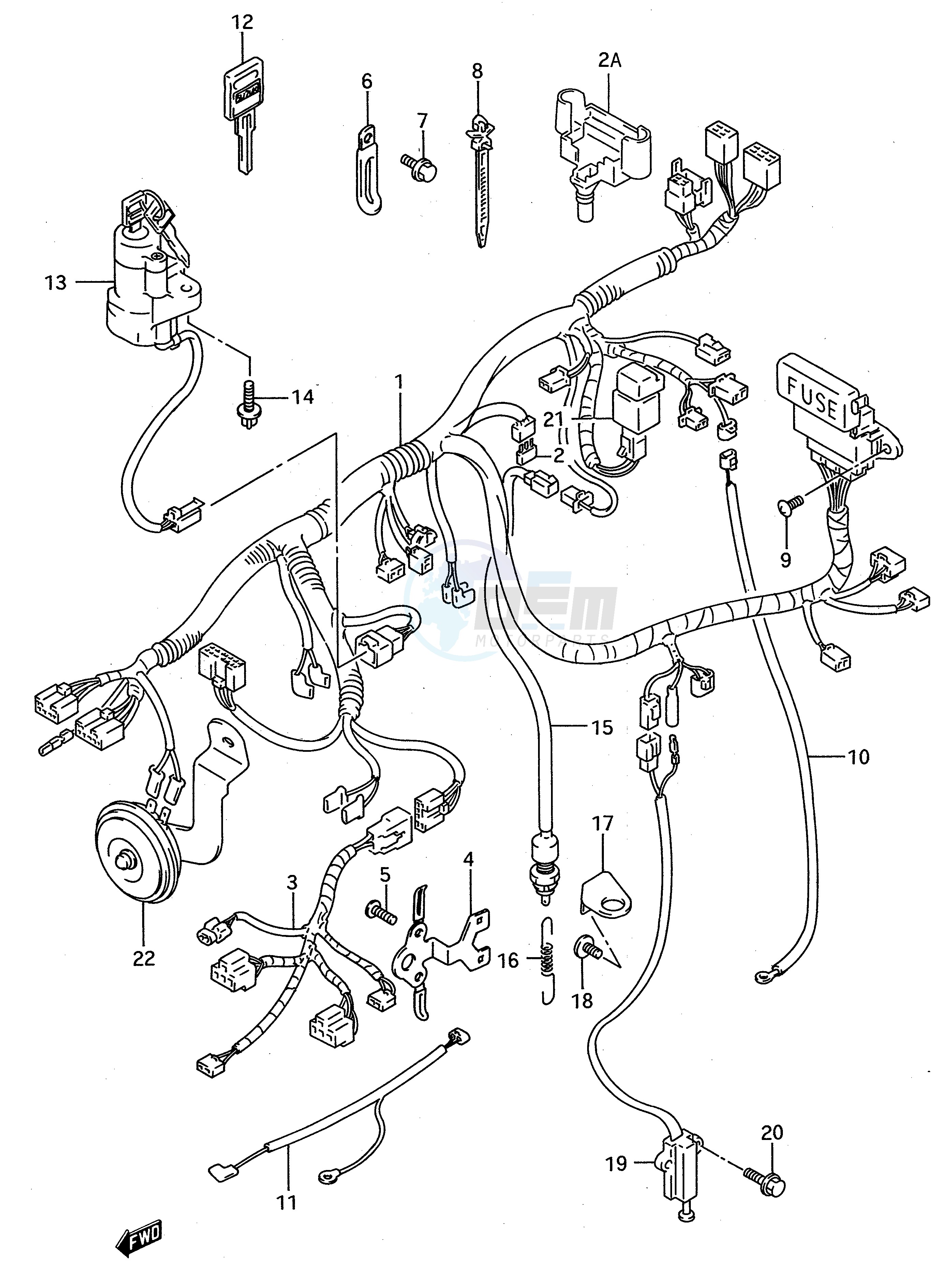 WIRING HARNESS (MODEL R S) image