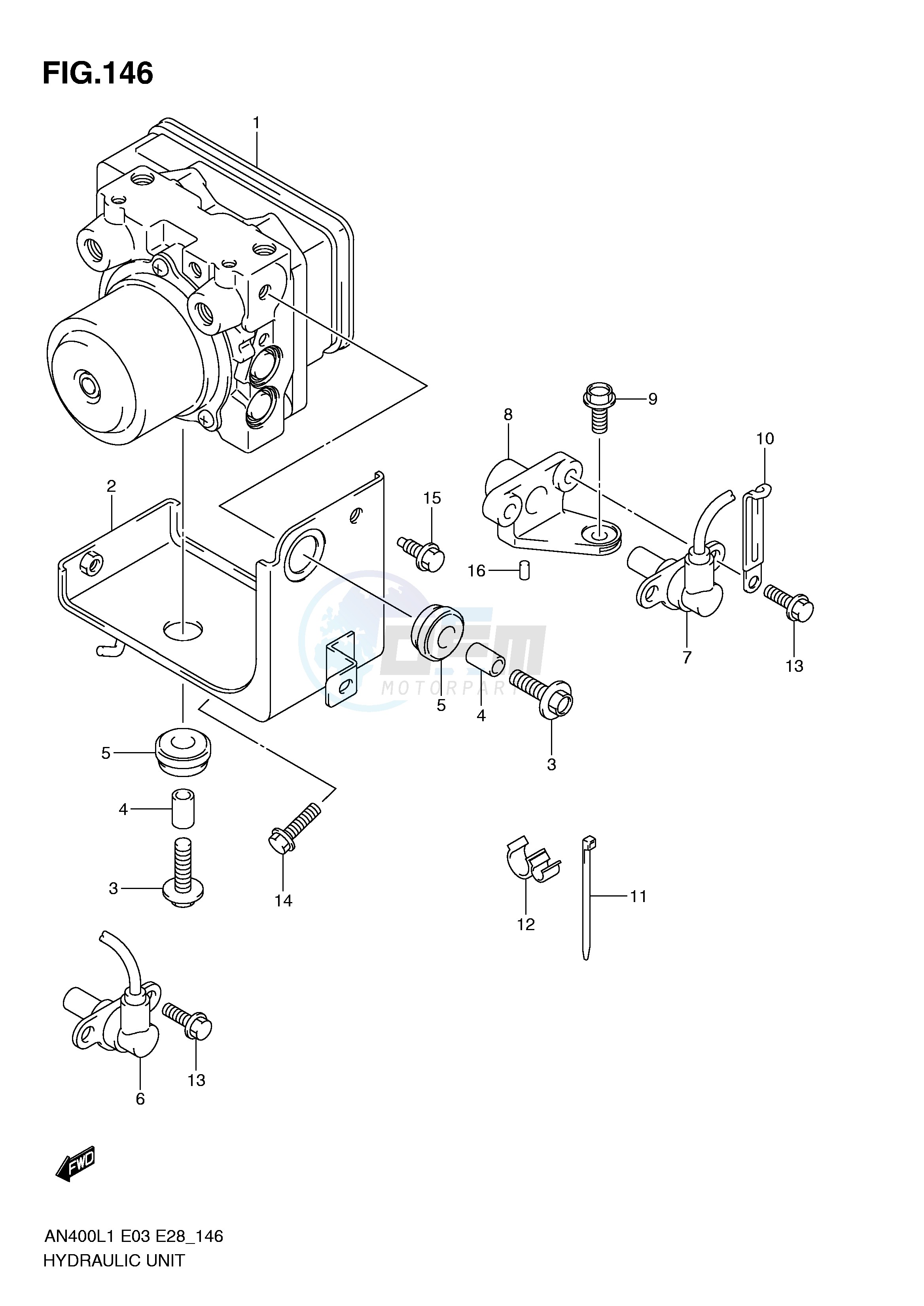 HYDRAULIC UNIT (AN400ZAL1 E33) image