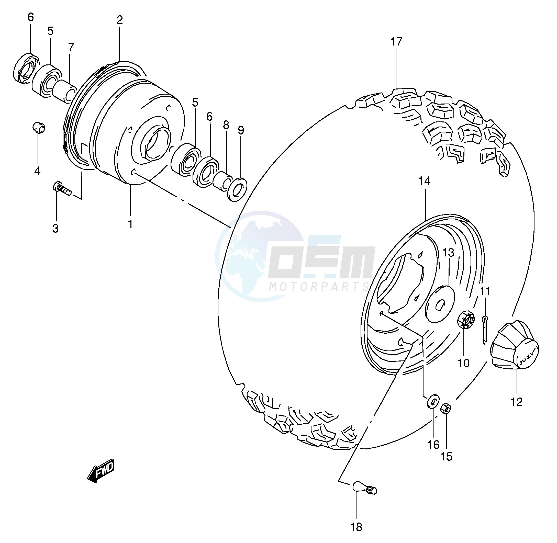 FRONT WHEEL image