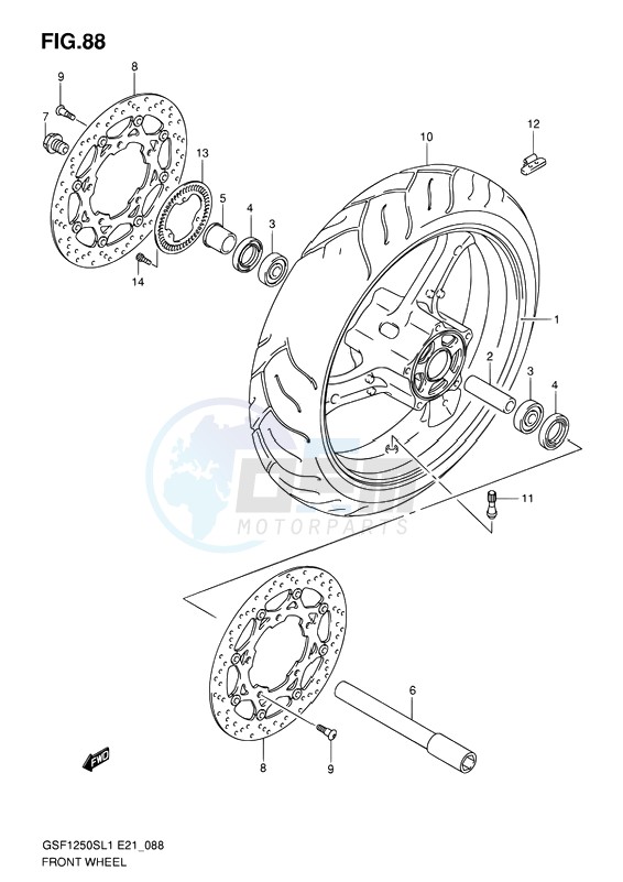 FRONT WHEEL image