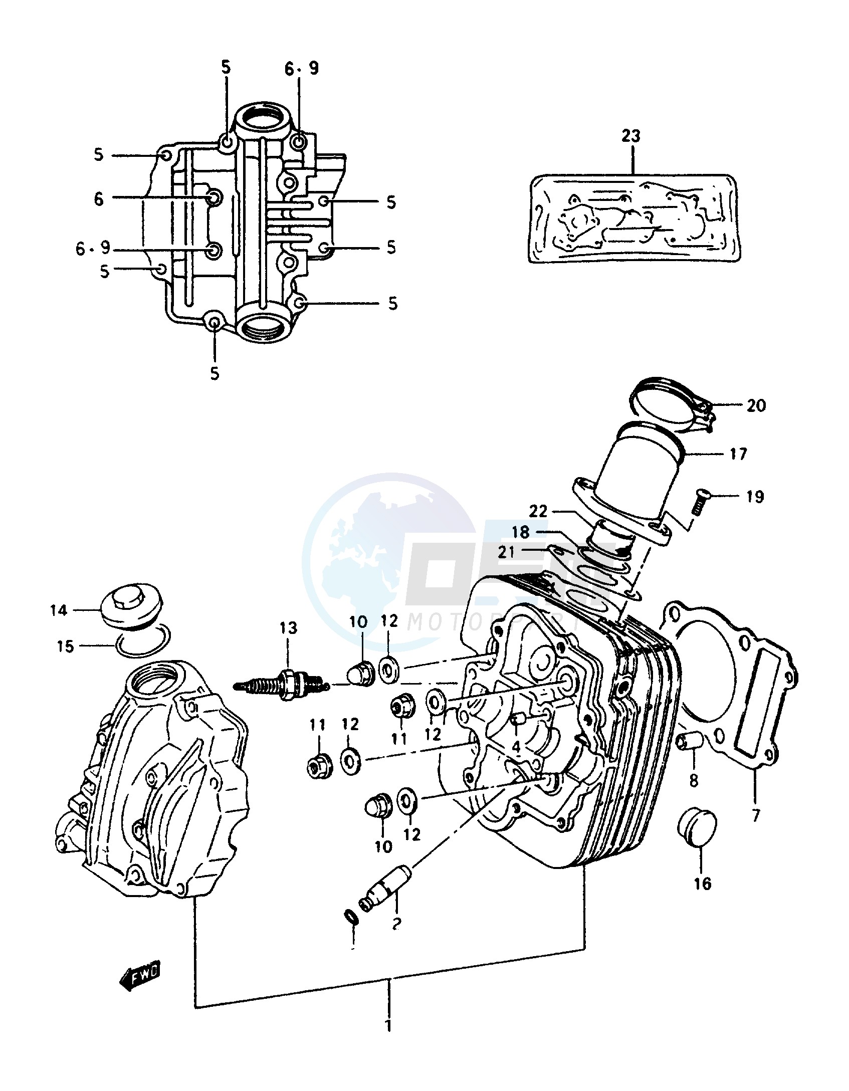 CYLINDER HEAD blueprint