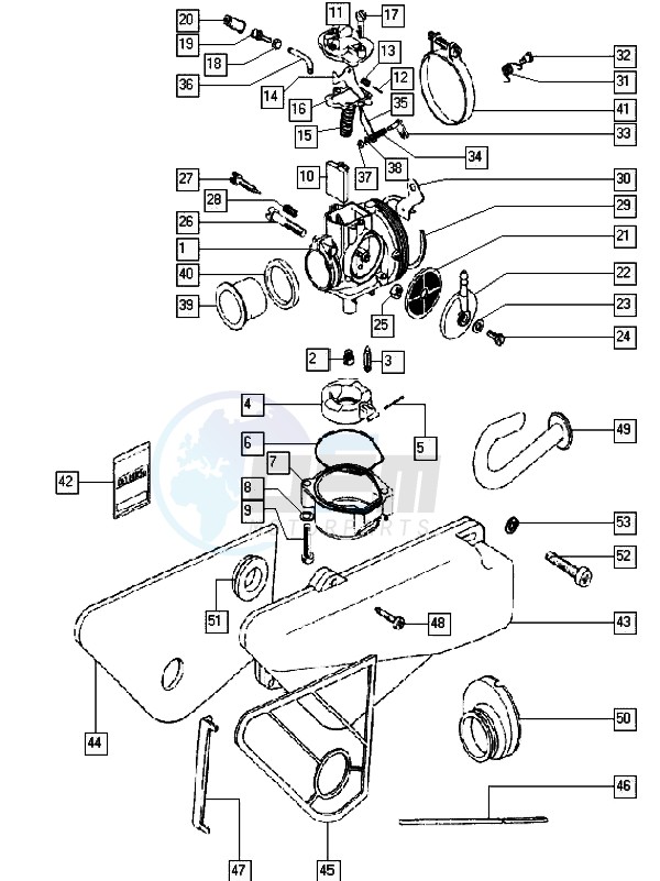 Carburator blueprint