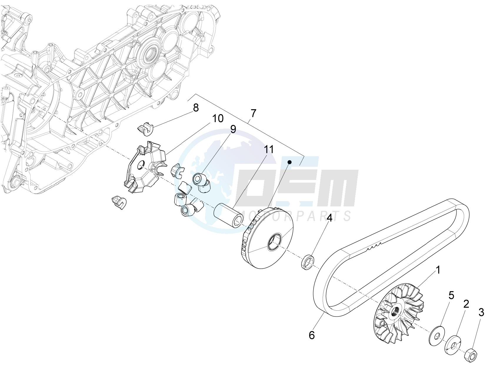 Driving pulley image