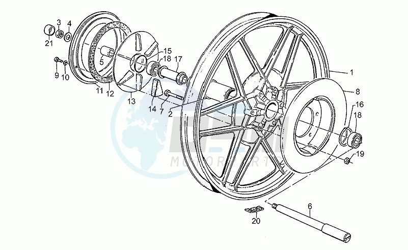 Rear wheel, 1st series image