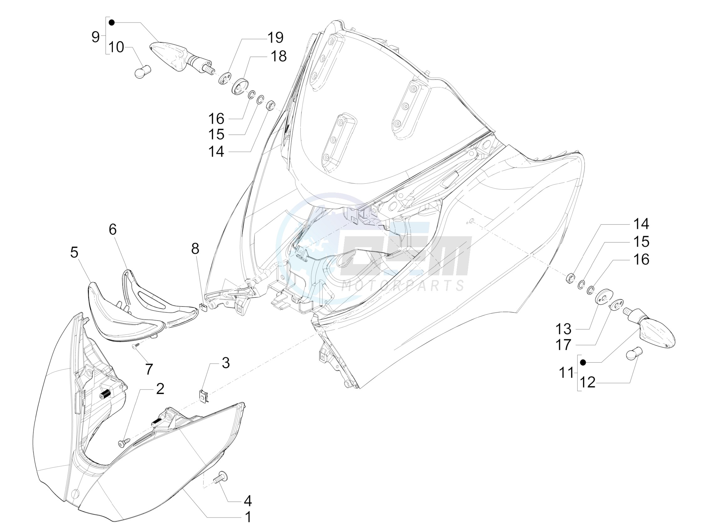 Front headlamps - Turn signal lamps image