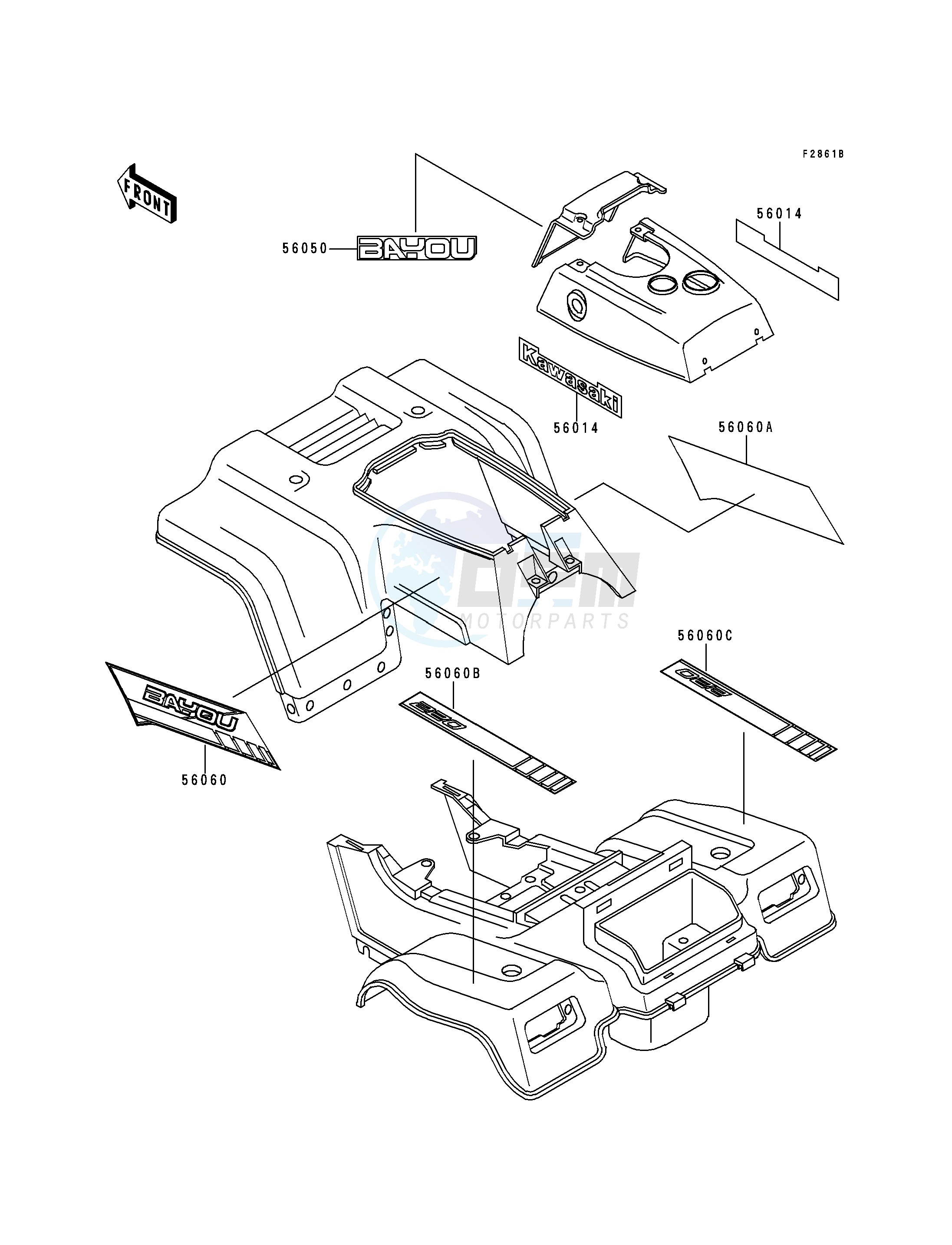 DECALS-- GRAY- --- KLF220-A6- - blueprint