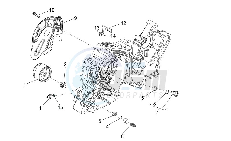 Oil filter blueprint