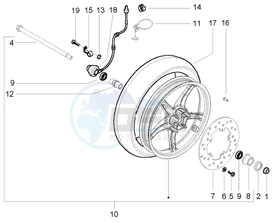 Front wheel image