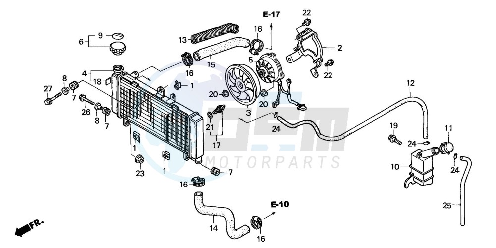 RADIATOR (CBF600S/SA) image