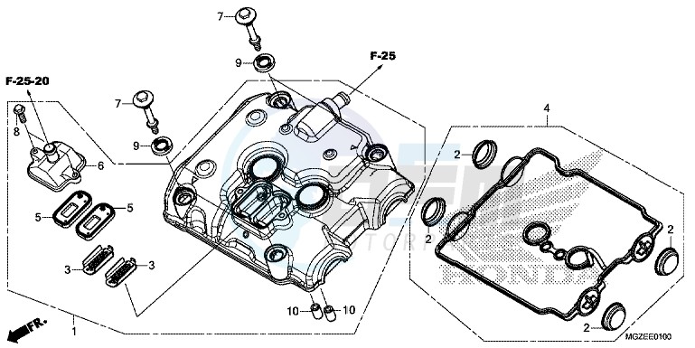 CYLINDER HEAD COVER image