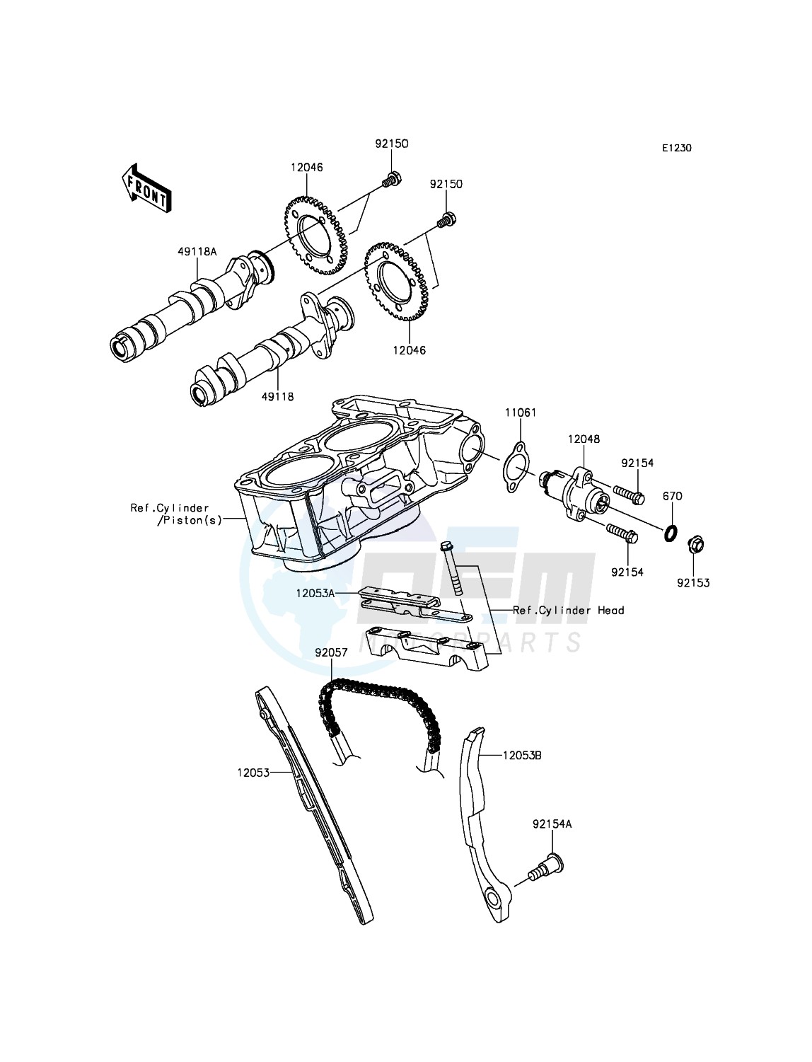 Camshaft(s)/Tensioner blueprint