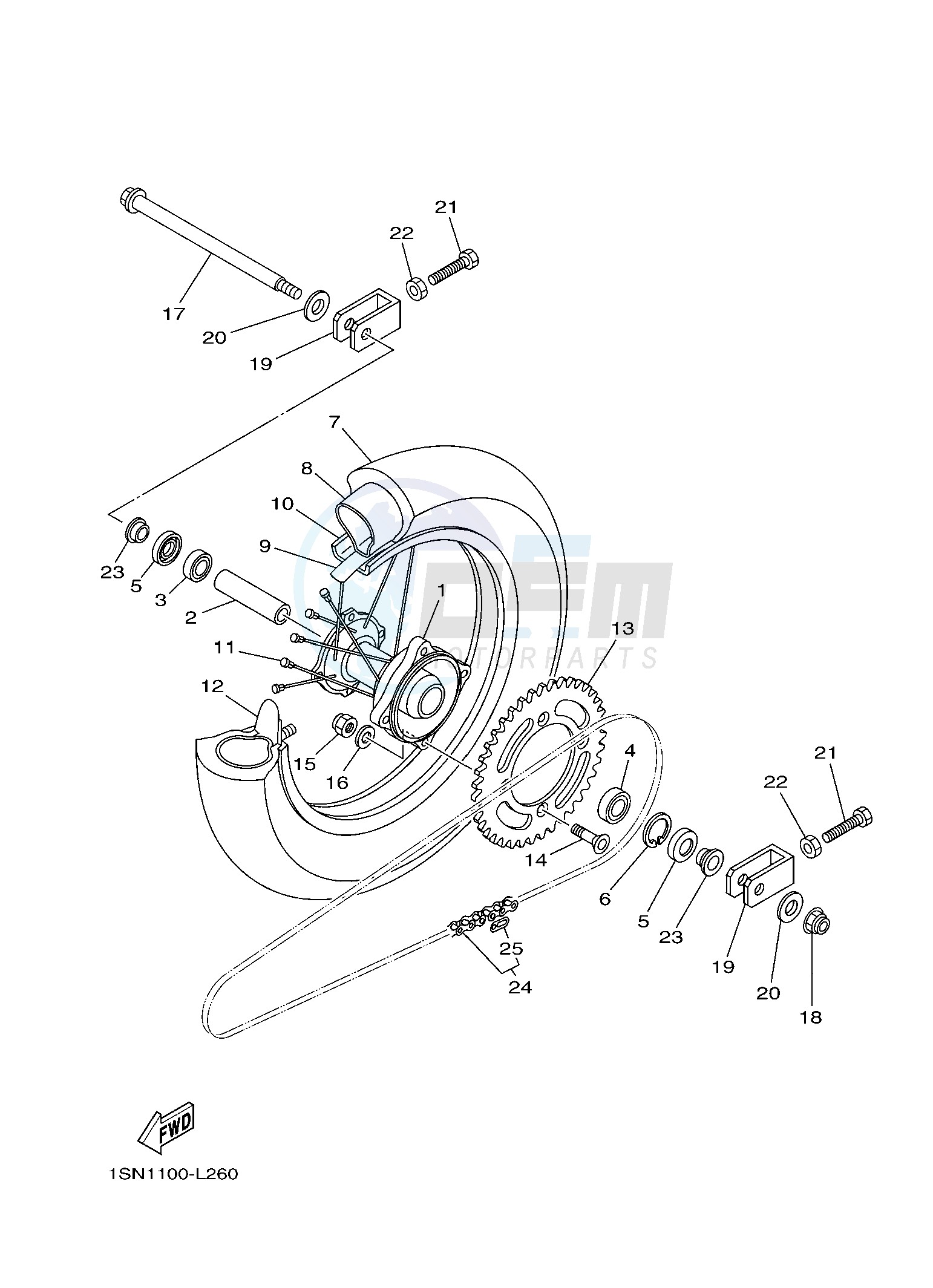 REAR WHEEL image