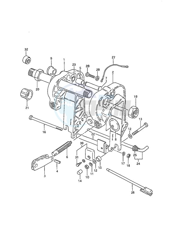 Clamp Bracket (1988 to 1993) image