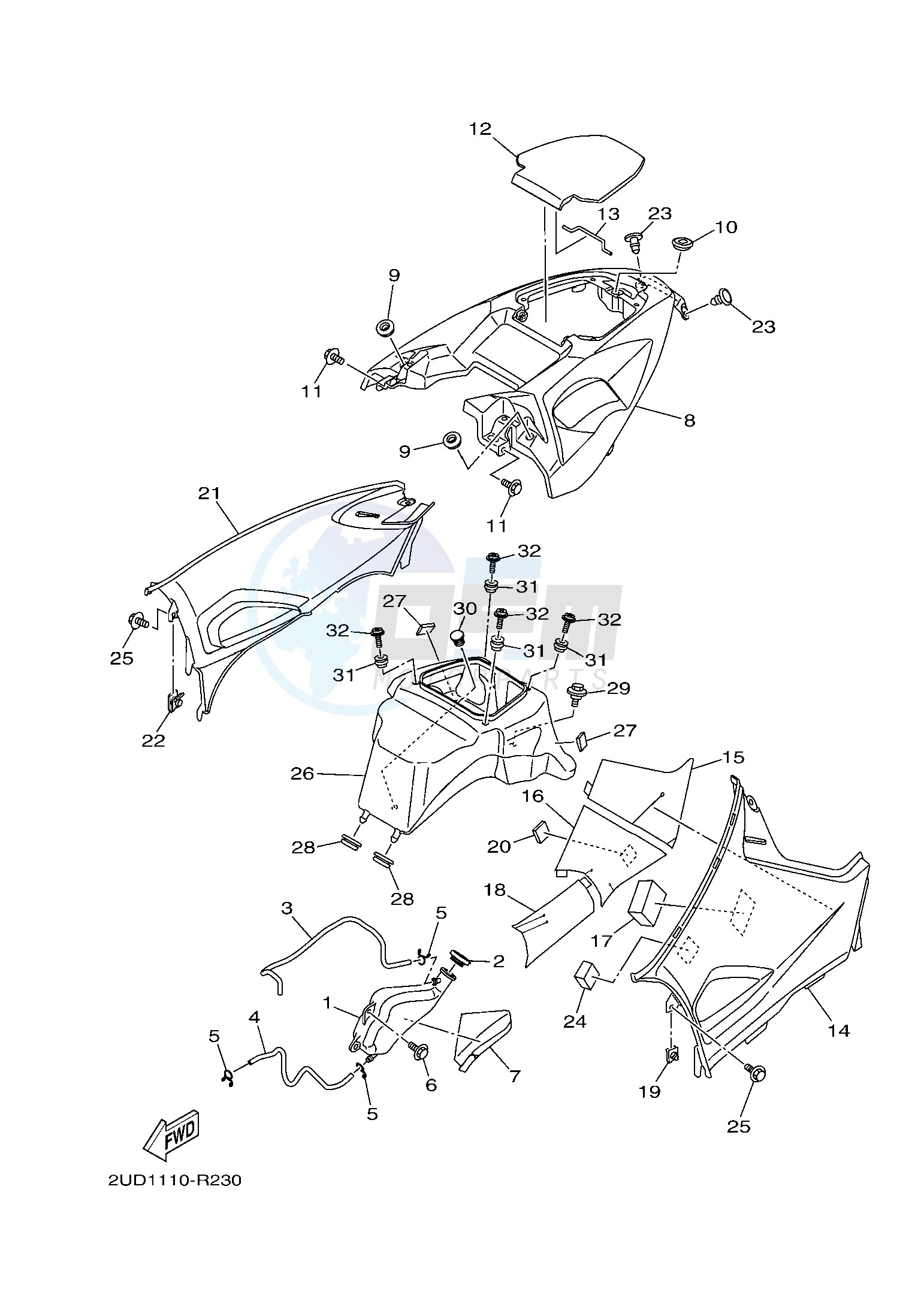 SIDE COVER blueprint