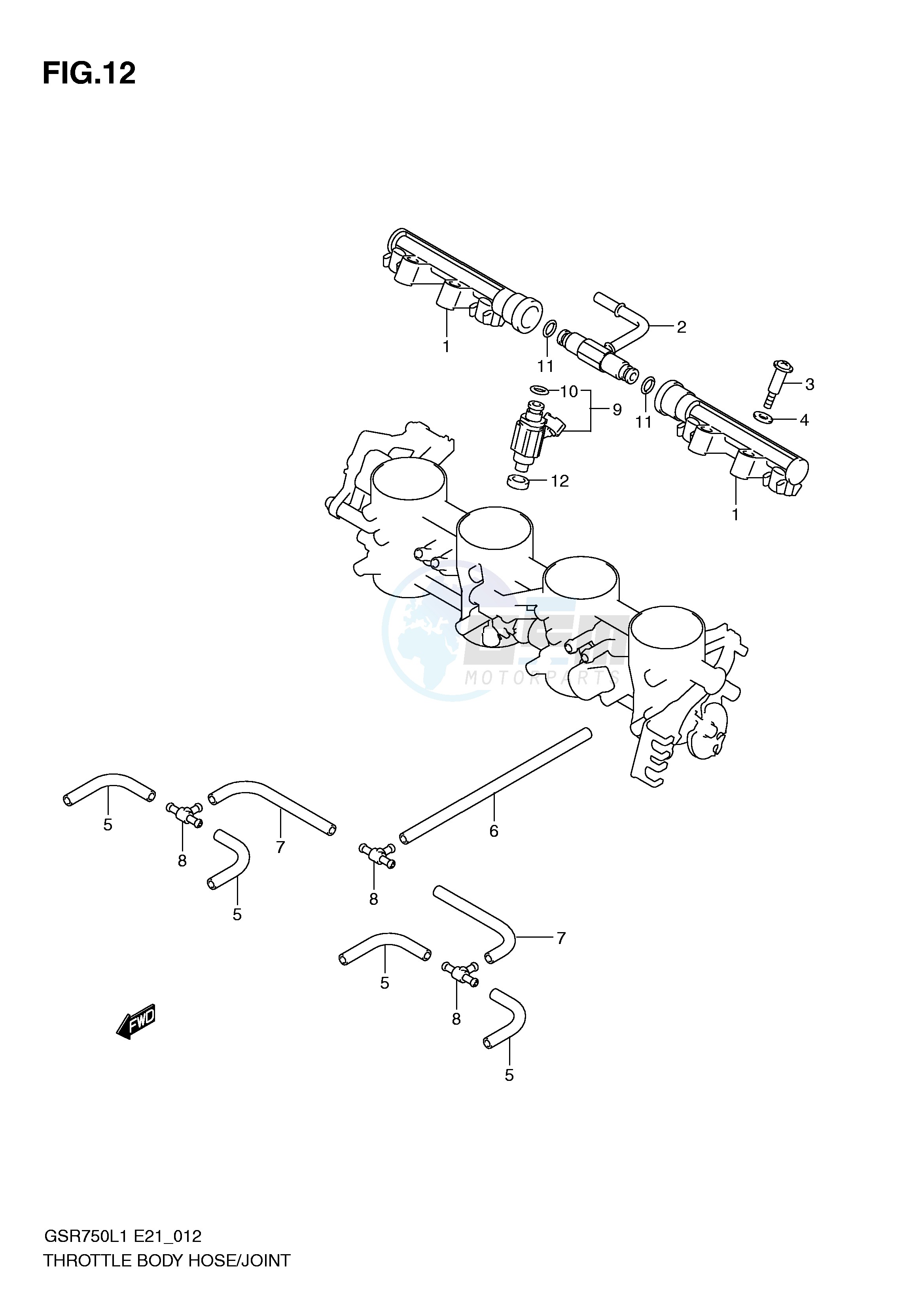 THROTTLE BODY HOSE JOINT image