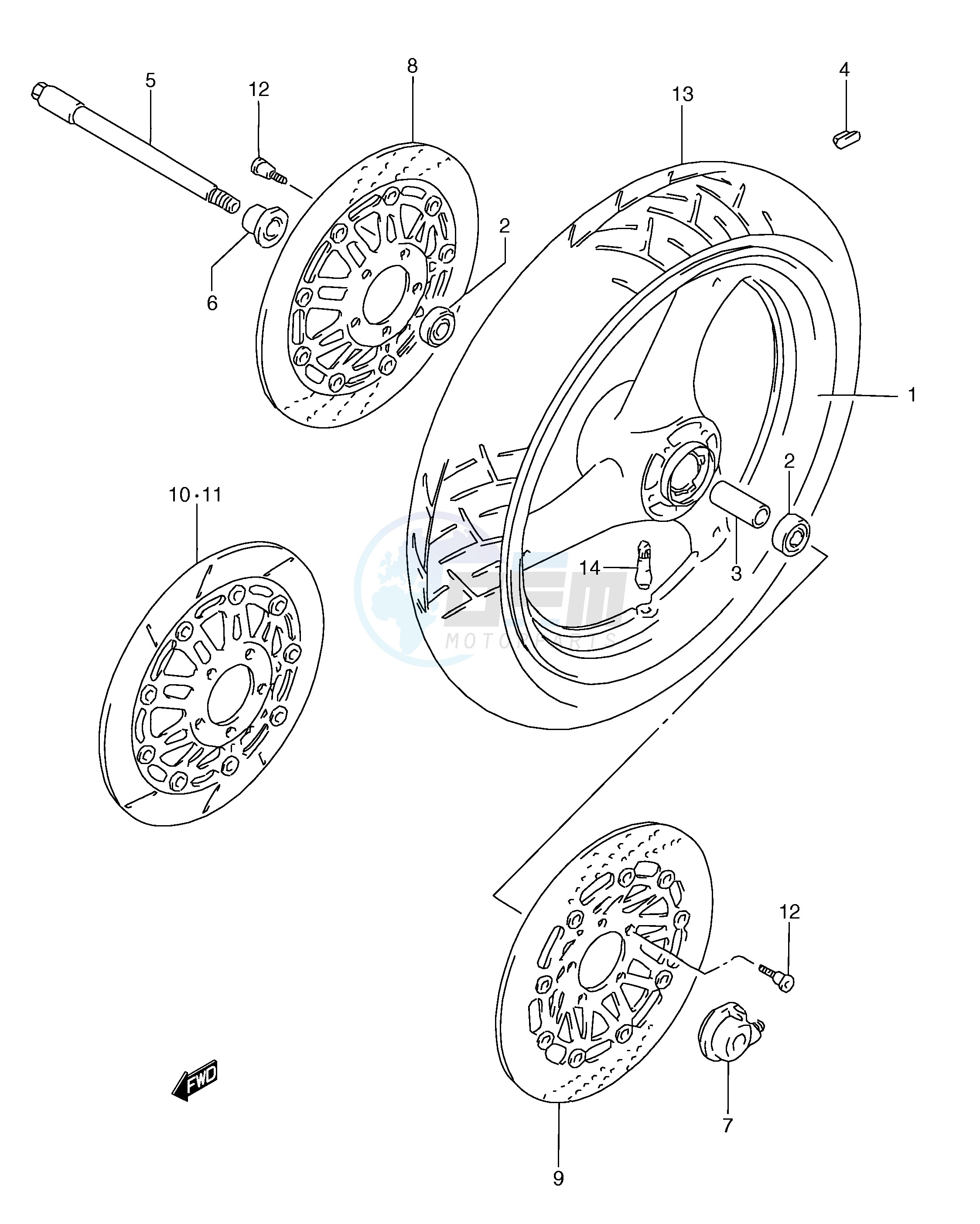 FRONT WHEEL image