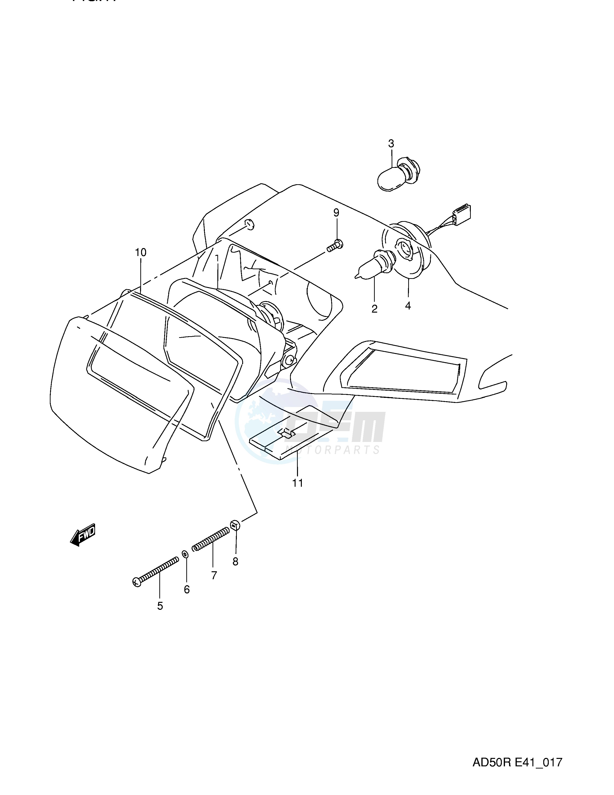 HEAD LAMP blueprint