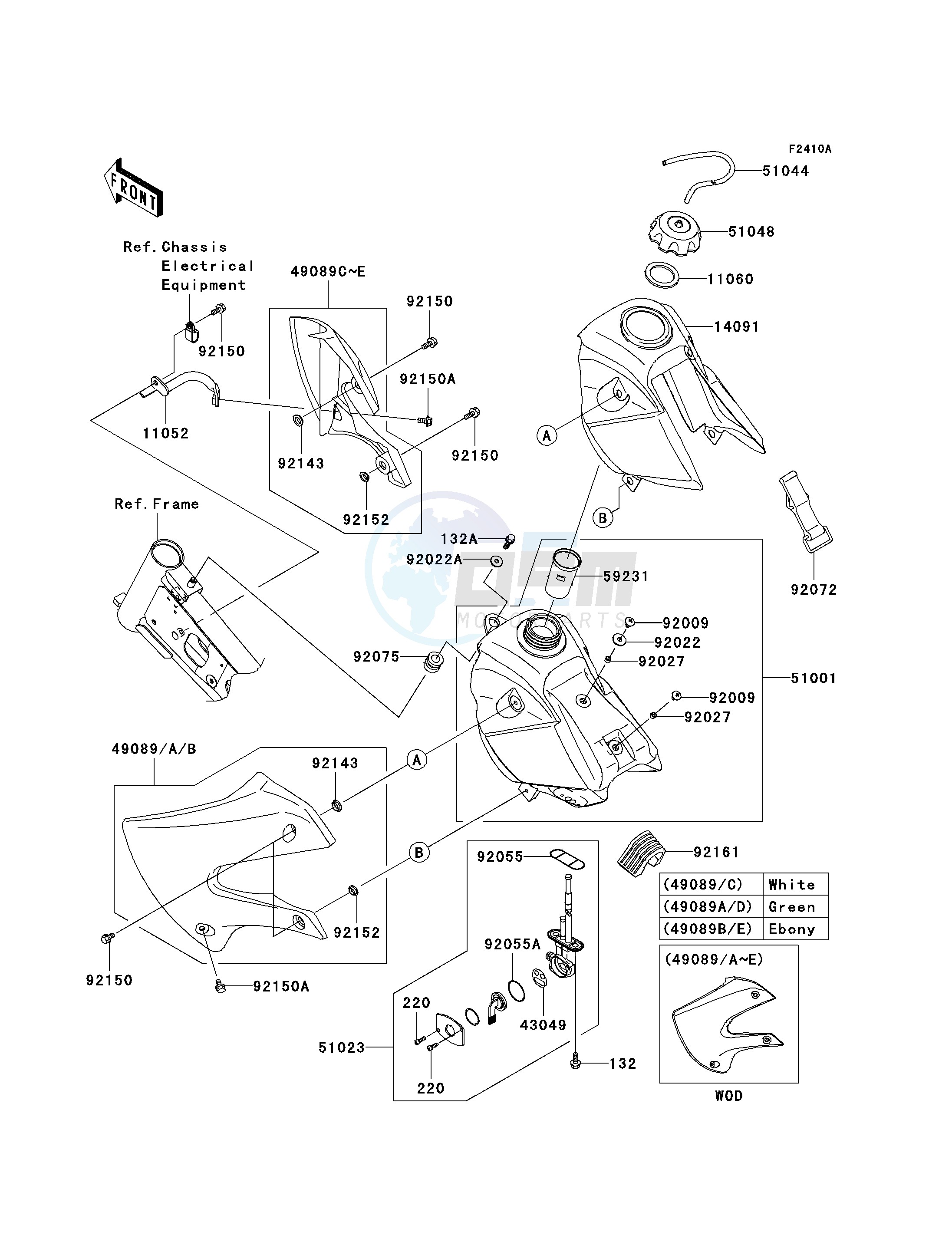 FUEL TANK-- A8F - A9FA- - blueprint