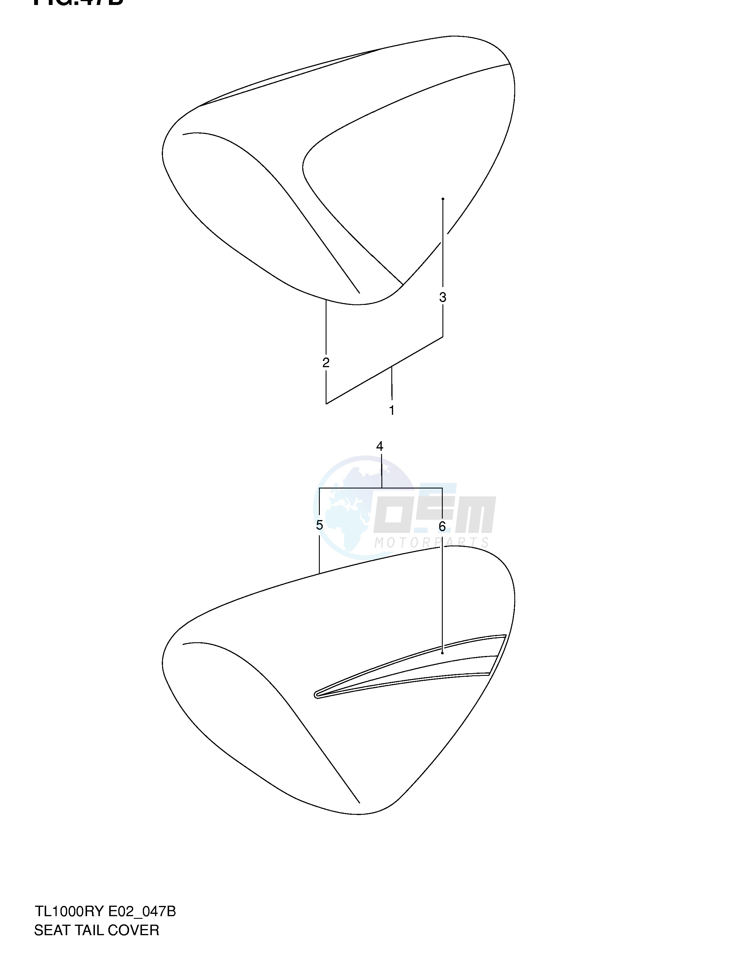 SEAT TAIL BOX (MODEL K1) blueprint