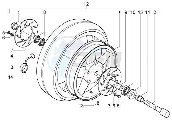 Front wheel image