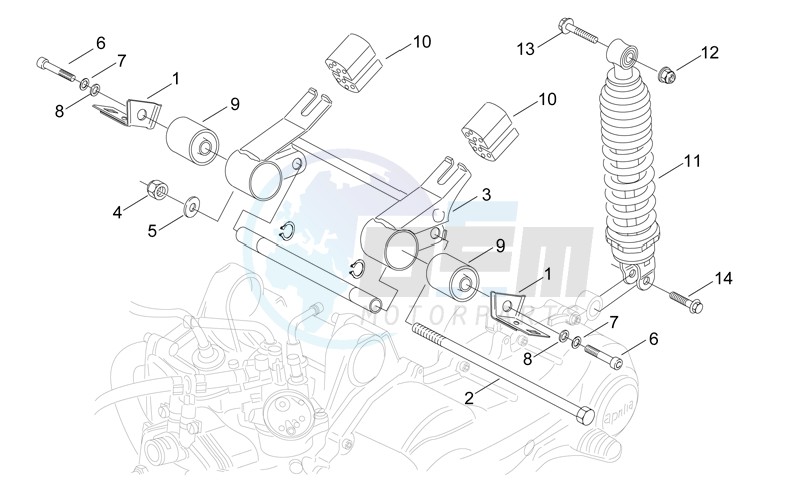 Connecting rod and Shock absorber image