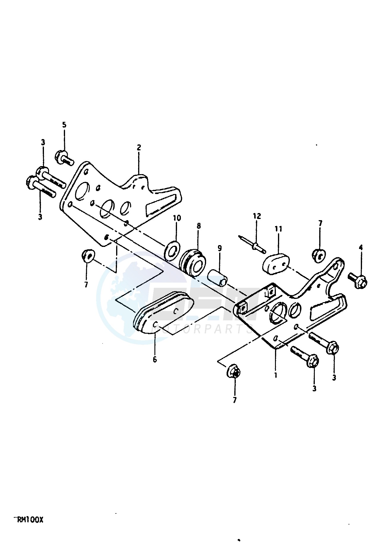 CHAIN GUIDE (RM100X) image
