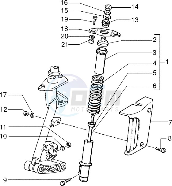 Front Shock absorber cover image