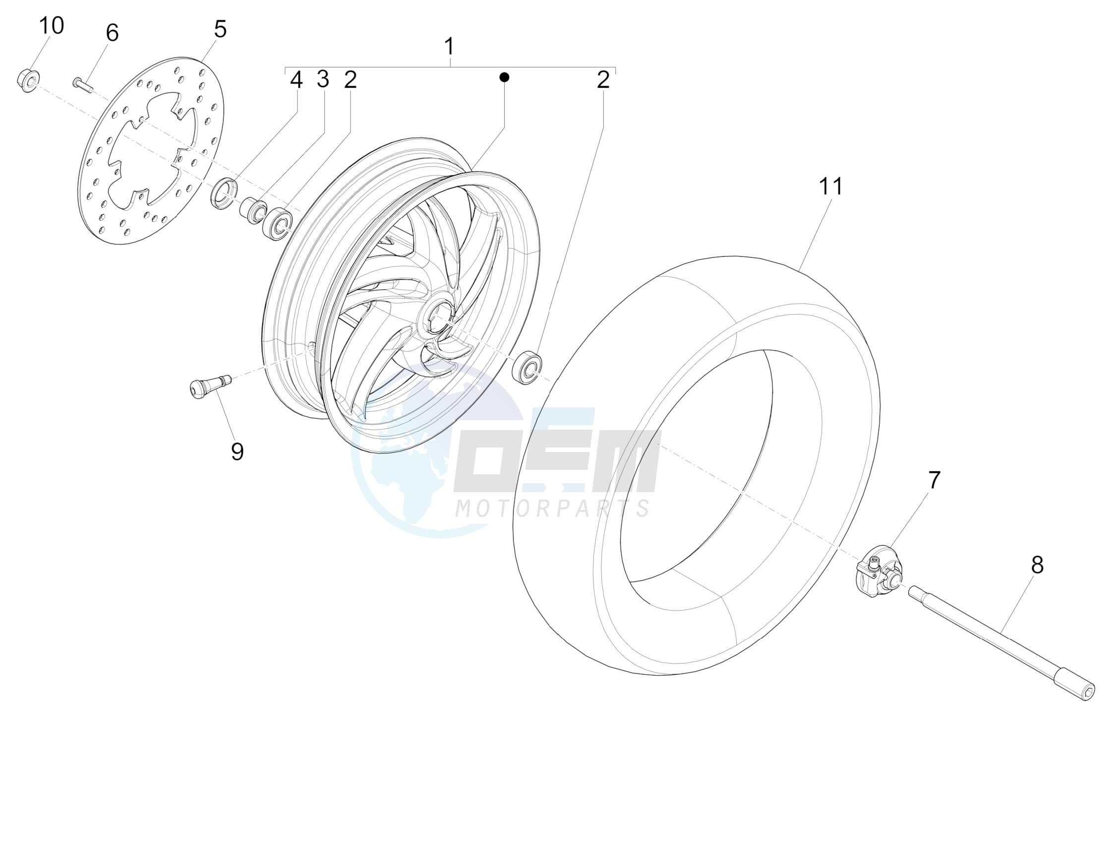 Front wheel image