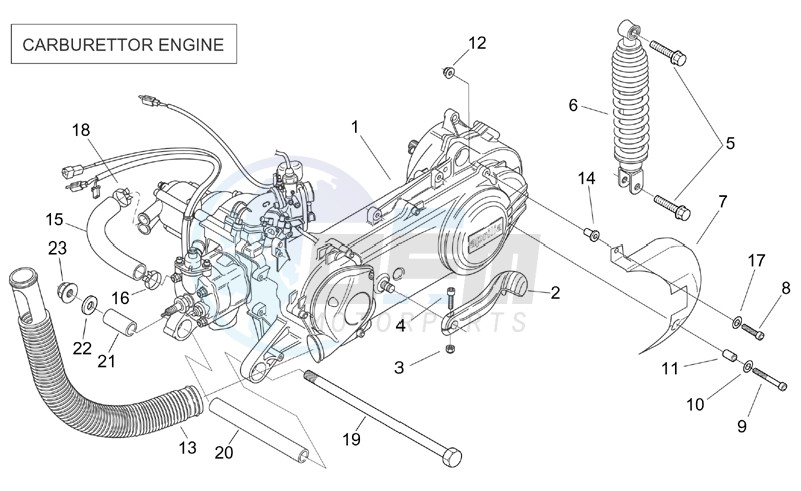 Engine (Carburettor) blueprint