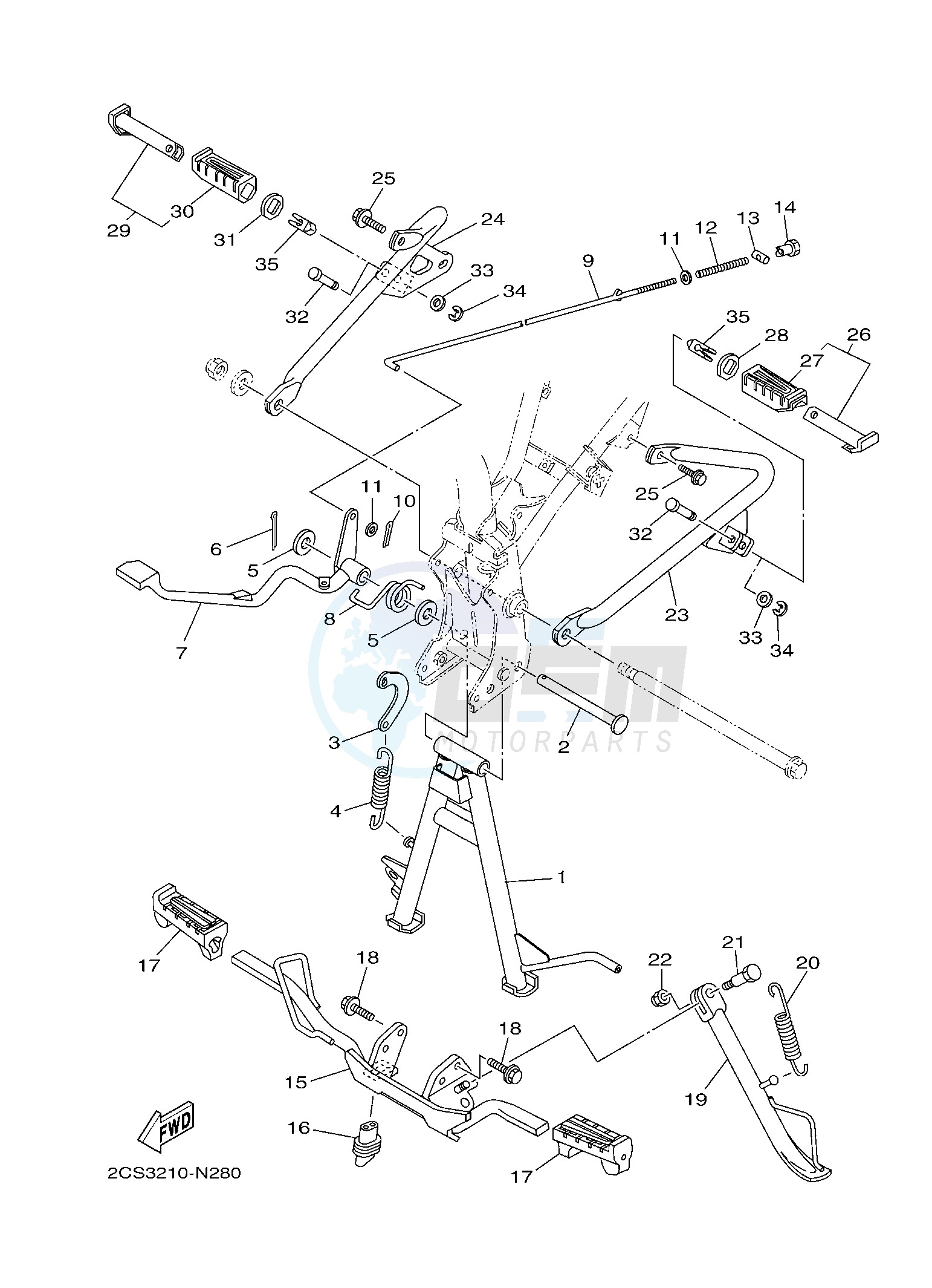 STAND & FOOTREST image