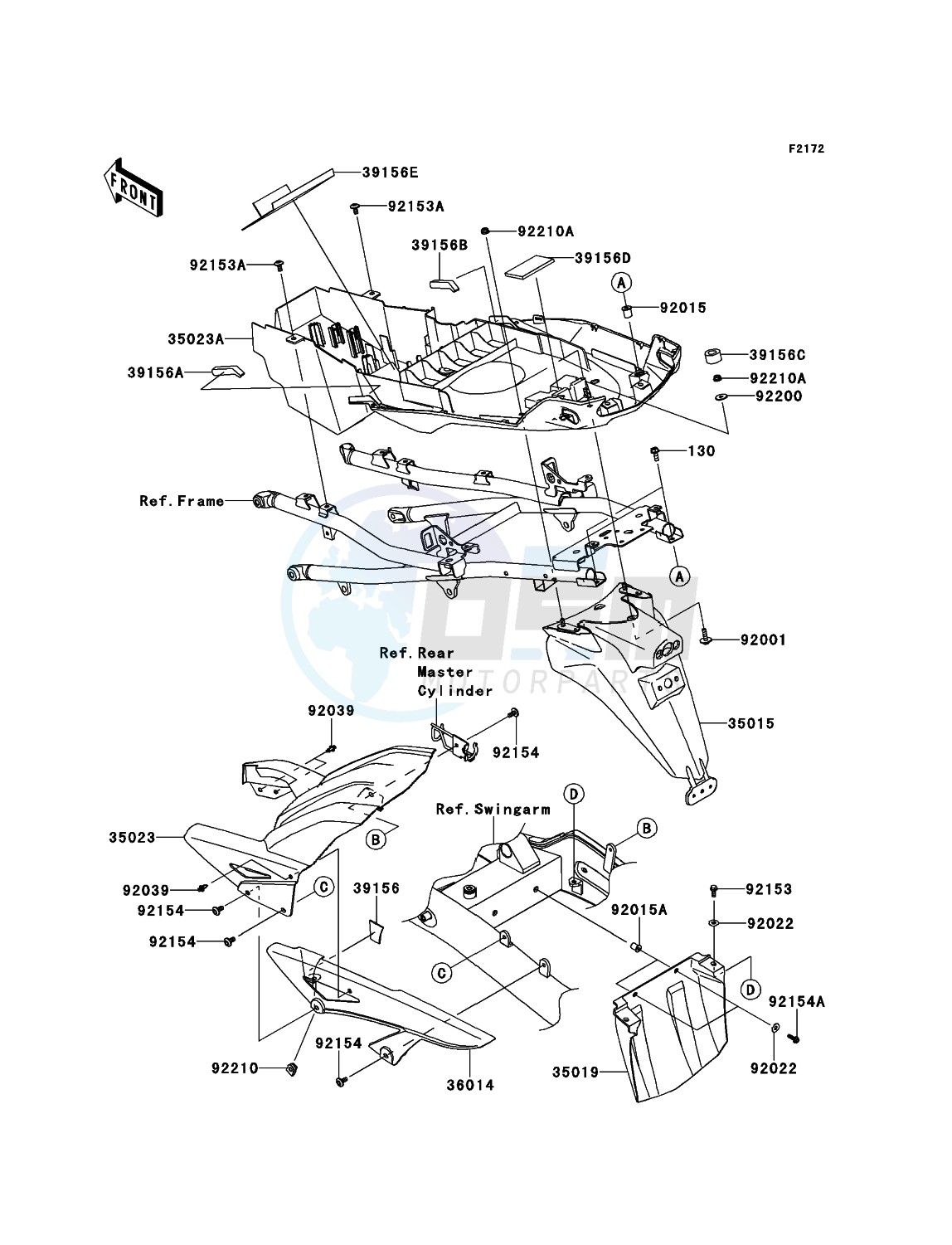 Rear Fender(s) blueprint